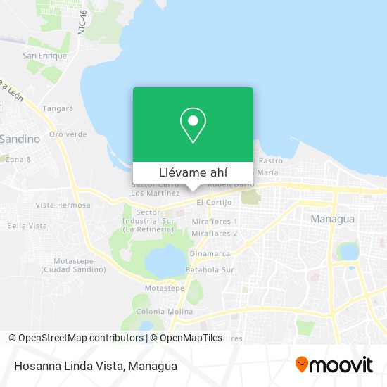 Mapa de Hosanna Linda Vista