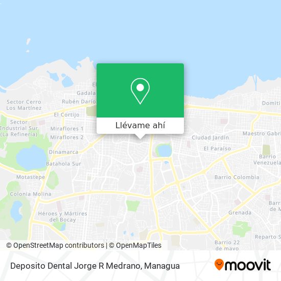 Mapa de Deposito Dental Jorge R Medrano