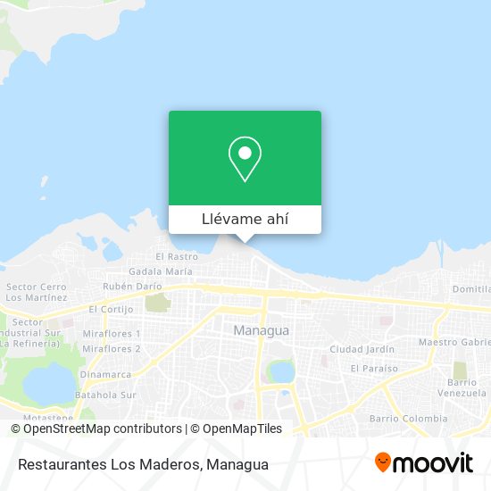 Mapa de Restaurantes Los Maderos
