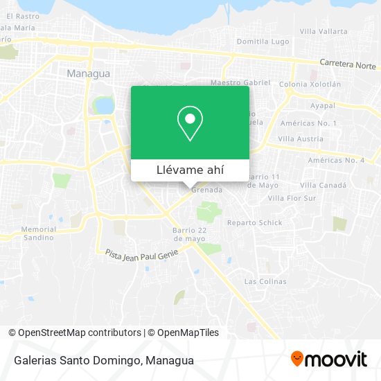 Mapa de Galerias Santo Domingo