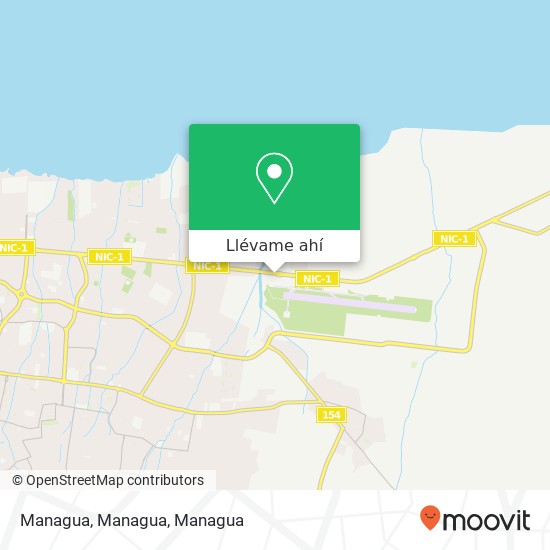 Mapa de Managua, Managua