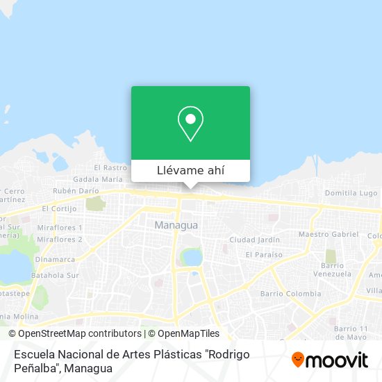 Mapa de Escuela Nacional de Artes Plásticas "Rodrigo Peñalba"