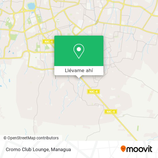Mapa de Cromo Club Lounge