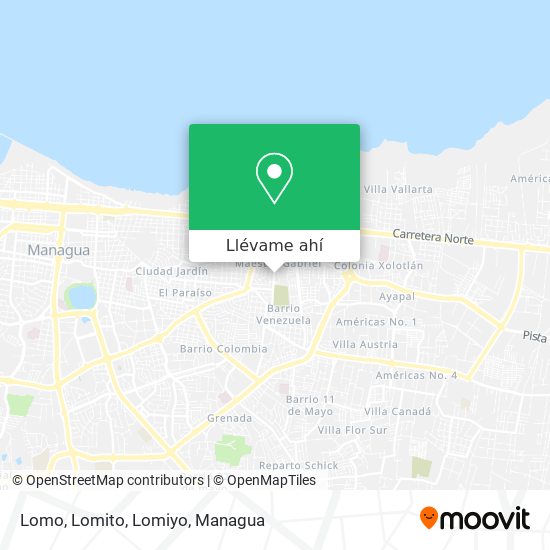 Mapa de Lomo, Lomito, Lomiyo