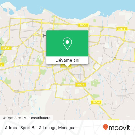 Mapa de Admiral Sport Bar & Lounge