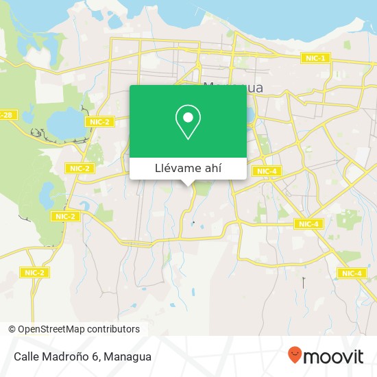 Mapa de Calle Madroño 6