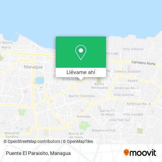 Mapa de Puente El Paraisito