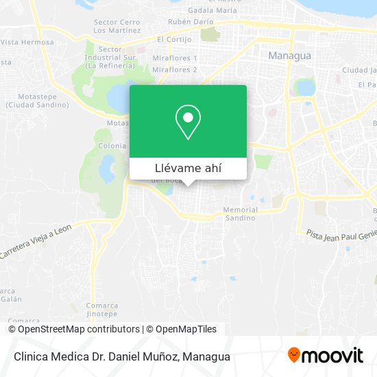 Mapa de Clinica Medica Dr. Daniel Muñoz