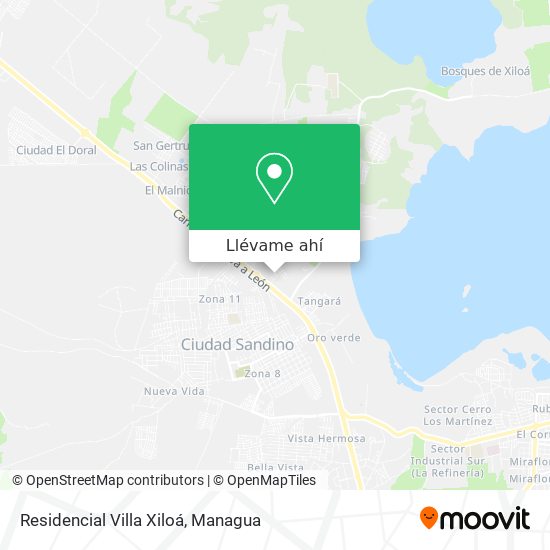 Mapa de Residencial Villa Xiloá