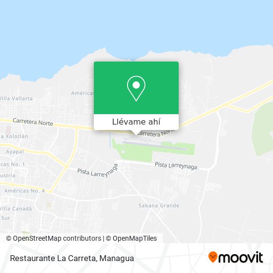 Mapa de Restaurante La Carreta