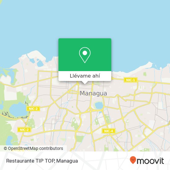 Mapa de Restaurante TIP TOP