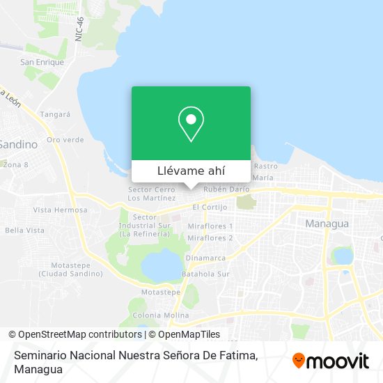 Mapa de Seminario Nacional Nuestra Señora De Fatima