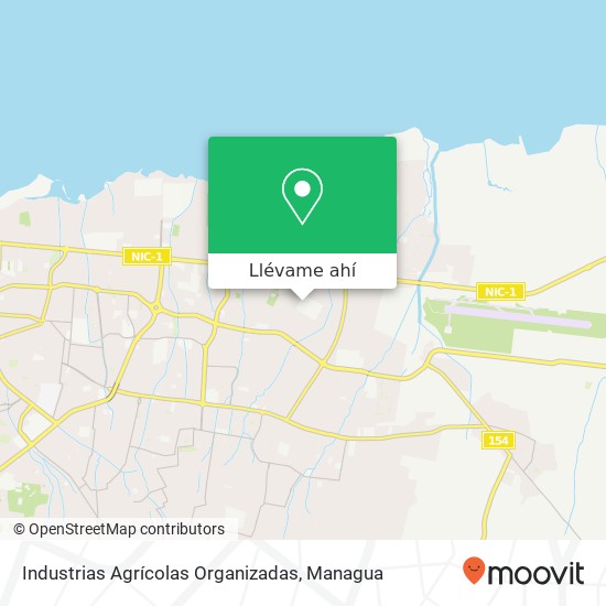 Mapa de Industrias Agrícolas Organizadas