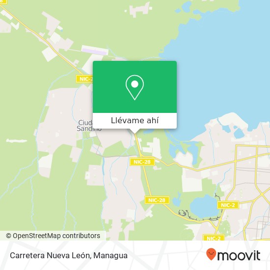 Mapa de Carretera Nueva León