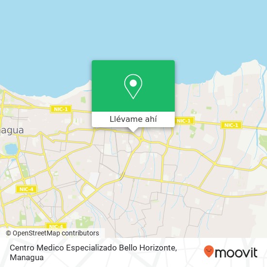 Mapa de Centro Medico Especializado Bello Horizonte