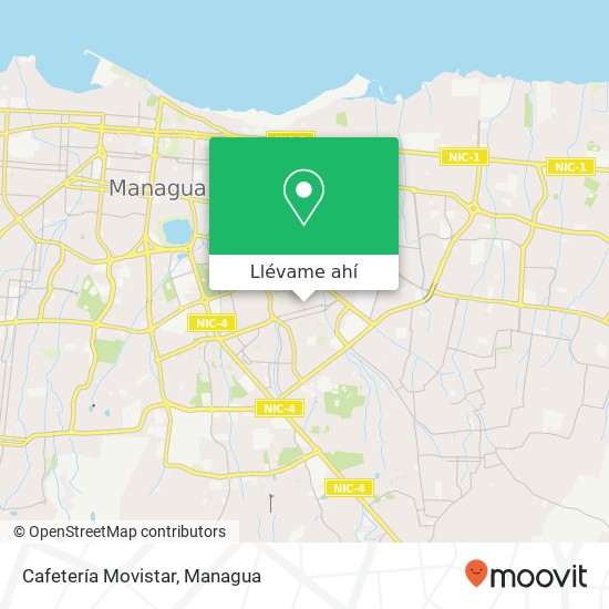 Mapa de Cafetería Movistar