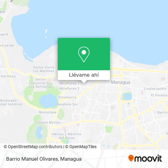 Mapa de Barrio Manuel Olivares