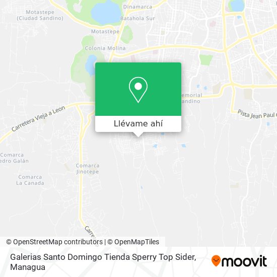 Mapa de Galerias Santo Domingo Tienda Sperry Top Sider