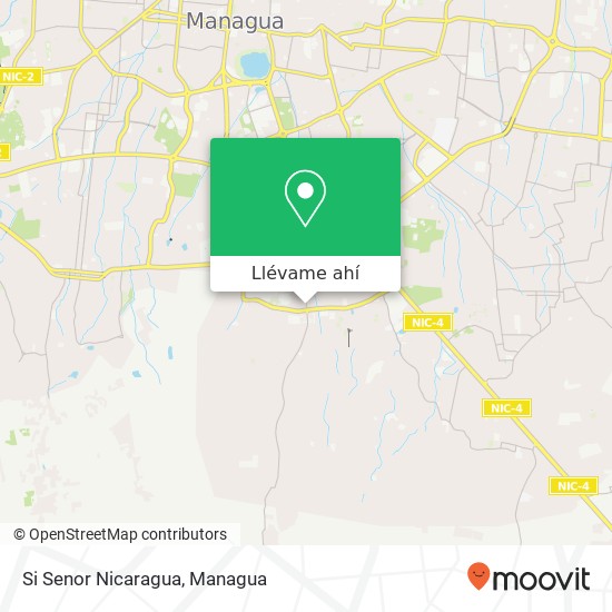 Mapa de Si Senor Nicaragua, 15 Avenida SE Distrito I, Managua