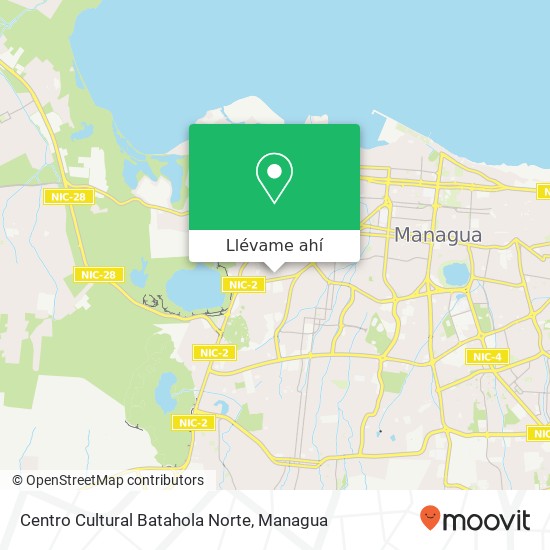 Mapa de Centro Cultural Batahola Norte