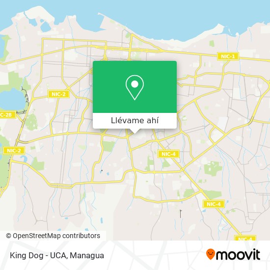 Mapa de King Dog - UCA
