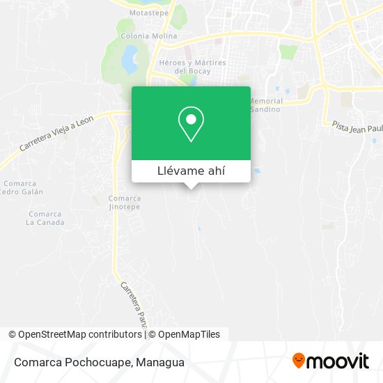 Mapa de Comarca Pochocuape