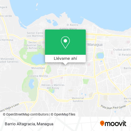 Mapa de Barrio Altagracia