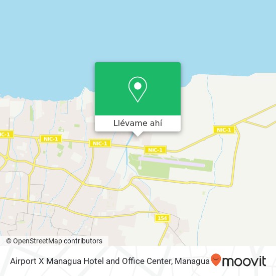 Mapa de Airport X Managua Hotel and Office Center, Distrito VI, Managua