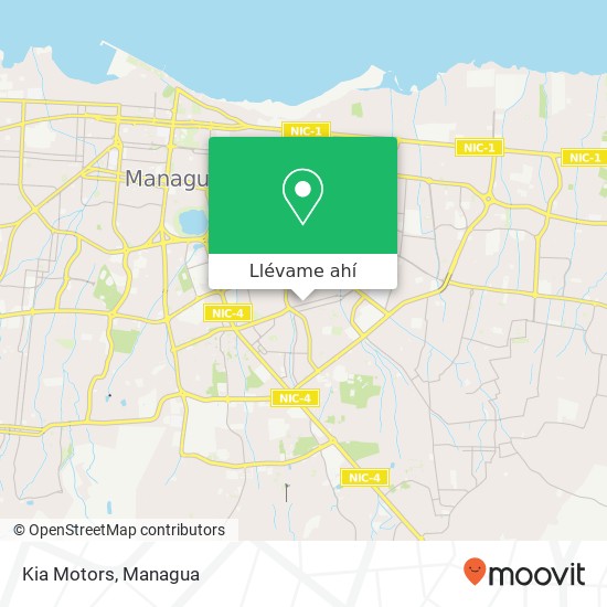Mapa de Kia Motors