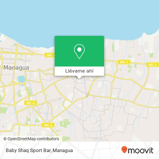 Mapa de Baby Shaq Sport Bar
