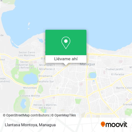 Mapa de Llantasa Montoya