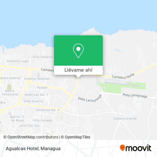 Mapa de Agualcas Hotel