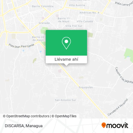 Mapa de DISCARSA