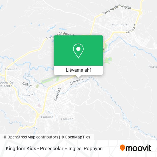 Mapa de Kingdom Kids - Preescolar E Inglés