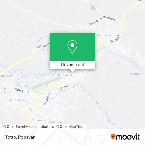 Mapa de Totto