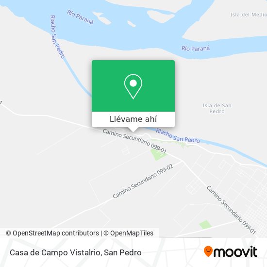Mapa de Casa de Campo Vistalrio