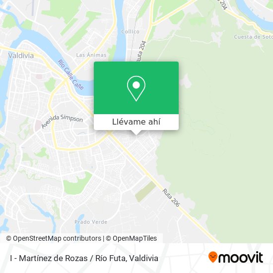 Mapa de I - Martínez de Rozas / Río Futa