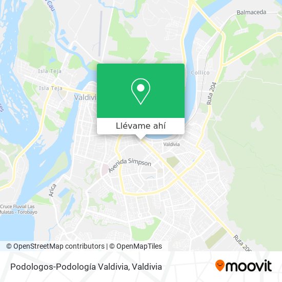 Mapa de Podologos-Podología Valdivia