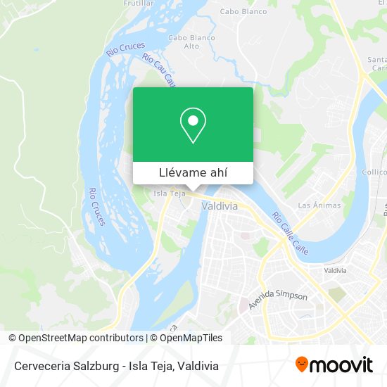 Mapa de Cerveceria Salzburg - Isla Teja