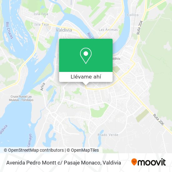 Mapa de Avenida Pedro Montt c/ Pasaje Monaco