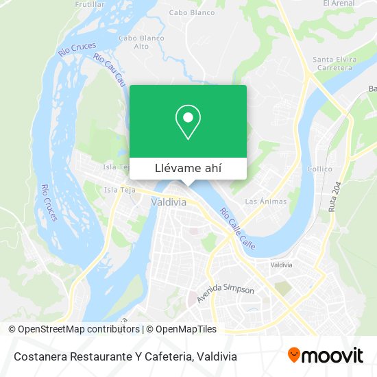 Mapa de Costanera Restaurante Y Cafeteria