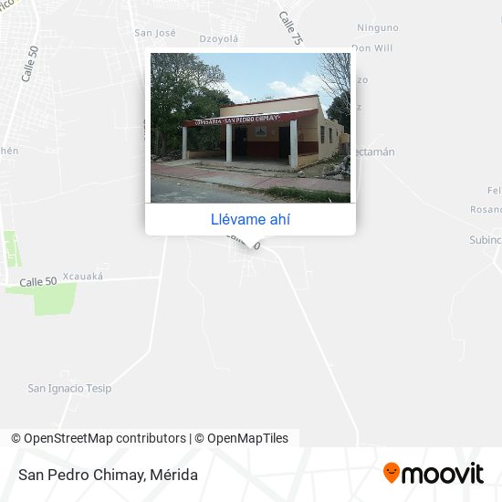 Mapa de San Pedro Chimay