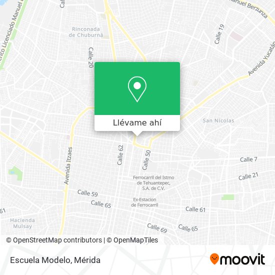 Cómo llegar a Escuela Modelo en Mérida en Autobús?