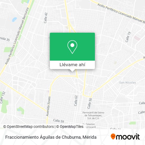 Cómo llegar a Fraccionamiento Águilas de Chuburna en Mérida en Autobús?