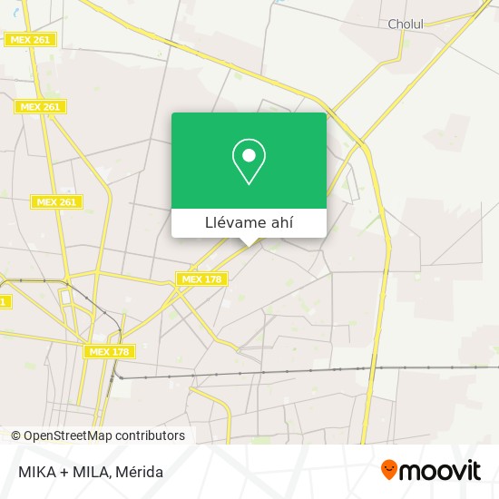 Mapa de MIKA + MILA