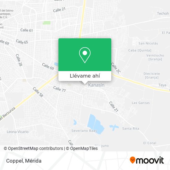 Mapa de Coppel