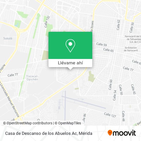 Mapa de Casa de Descanso de los Abuelos Ac