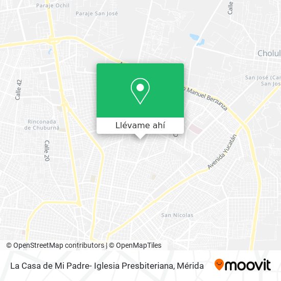 Cómo llegar a La Casa de Mi Padre- Iglesia Presbiteriana en Mérida en  Autobús?