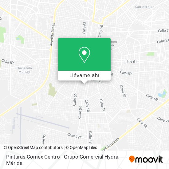 Cómo llegar a Pinturas Comex Centro - Grupo Comercial Hydra en Mérida en  Autobús?