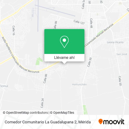 Mapa de Comedor Comunitario La Guadalupana 2